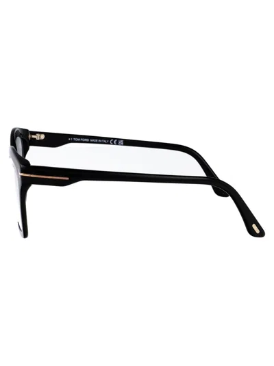 Tom Ford Nero Lucido Acetate Glasses In Black