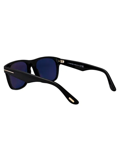 Tom Ford Rectangular Sunglasses In Blue