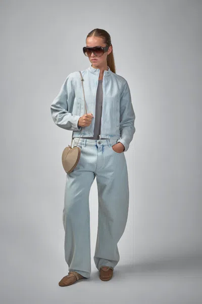 Alaïa Round Denim Jacket