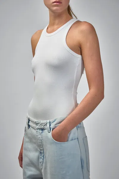 Alaïa Sculpting Rib Jersey Bodysuit