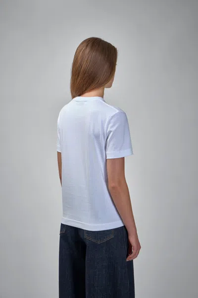Jacquemus Le Tshirt Gros Grain Short Sleeve In White
