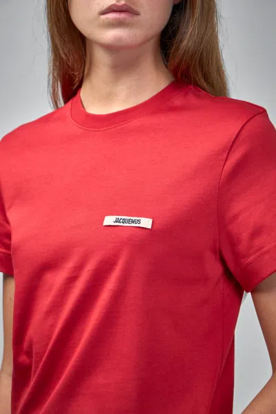 Jacquemus Round Neck Short Sleeve T-shirt
