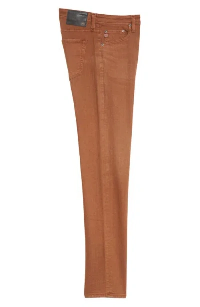Ag Tellis Slim Fit Jeans In Brown