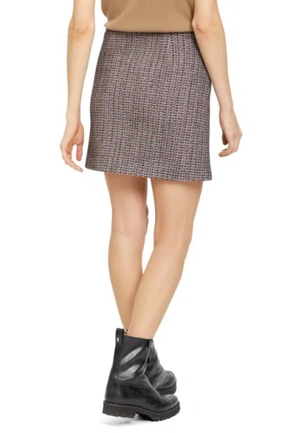 Theory B.walden Cotton & Wool Blend Tweed Skirt