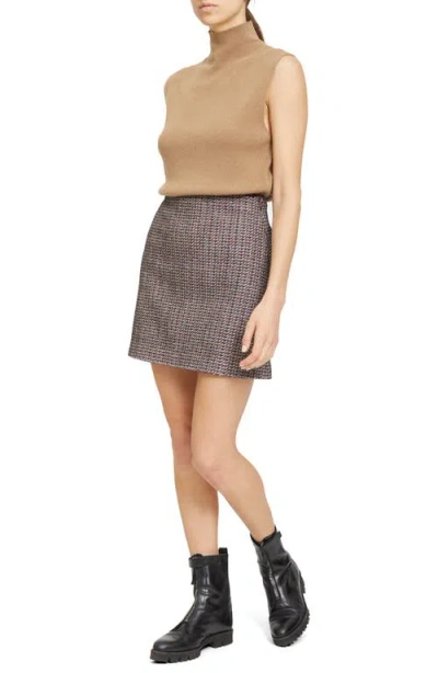 Theory B.walden Cotton & Wool Blend Tweed Skirt