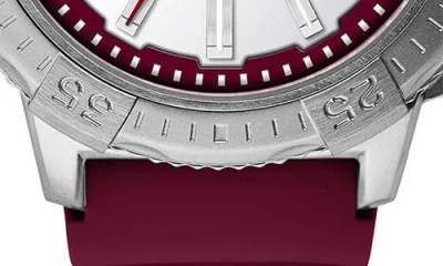 Columbia Texas A&m 3-hand Quartz Silicone Strap Watch, 45mm