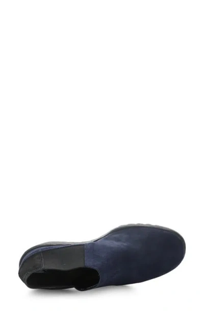 Fly London Yego Wedge Bootie In Blue