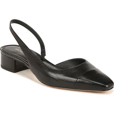 Veronica Beard Cecile Leather Slingback Ballerina Flats