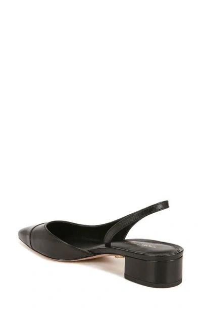 Veronica Beard Cecile Leather Slingback Ballerina Flats