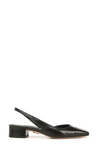Veronica Beard Cecile Leather Slingback Ballerina Flats