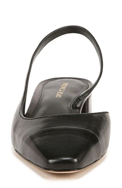 Veronica Beard Cecile Leather Slingback Ballerina Flats