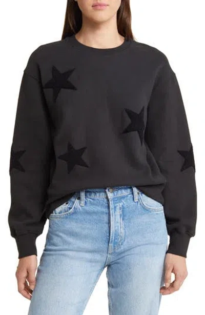 Rails Sonia Star Appliqué Cotton Sweatshirt