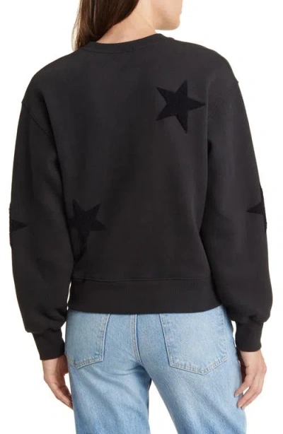 Rails Sonia Star Appliqué Cotton Sweatshirt