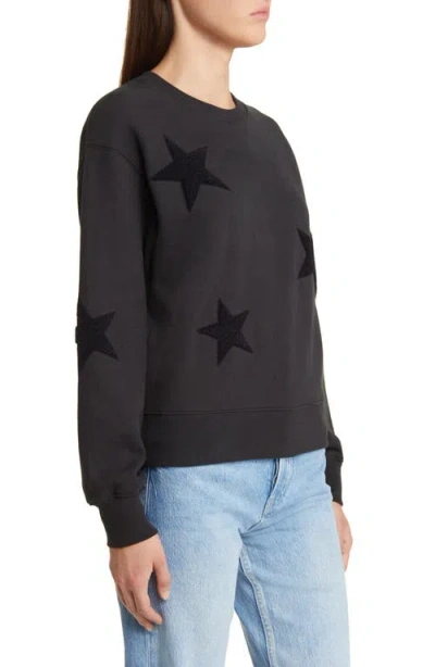Rails Sonia Star Appliqué Cotton Sweatshirt