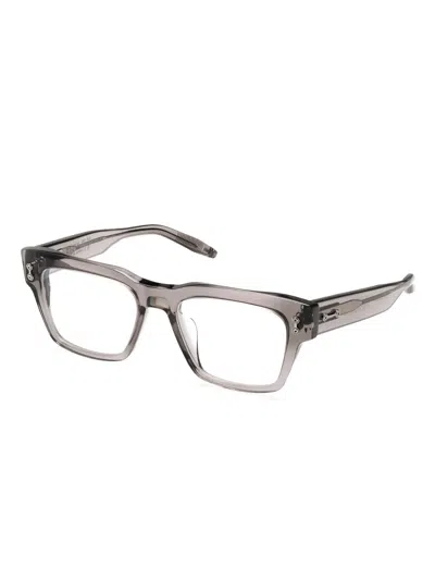 Akoni Rectangle-frame Glasses In Brown