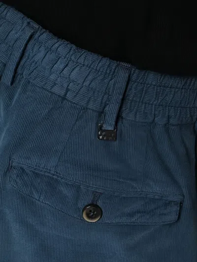 Pt Torino Bermuda Shorts Back Pockets In Blue