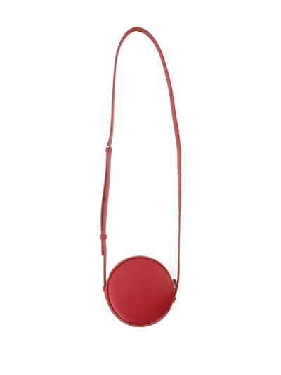 Courrèges Reedition Circle Leather Shoulder Bag