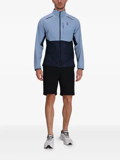 On Running Sportjacke Mit Kontrasteinsätzen In Blue