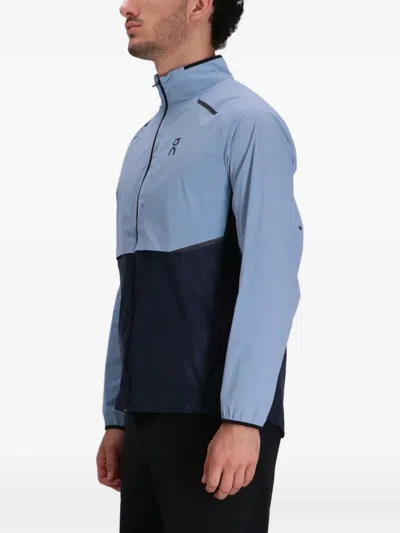 On Running Sportjacke Mit Kontrasteinsätzen In Blue