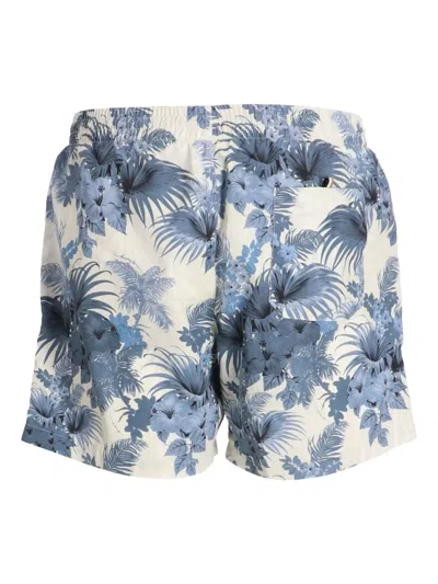 Hugo Boss Shorts Mit Blumen-print In Multi