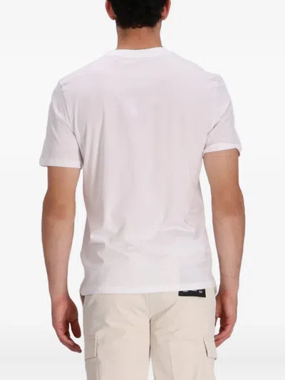 Hugo Boss T-shirt Mit Lippen-print In White