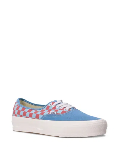 Vans Premium Authentic 44 Checkerboard Sneakers Heritage Blue In Multi
