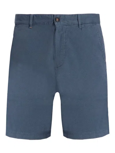Hugo Boss Strukturierte Shorts In Blue