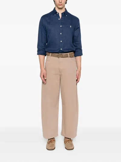 Polo Ralph Lauren Sport Shirt Long Sleeve Clothing In Blue