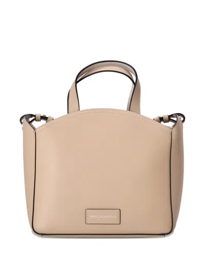 Karl Lagerfeld Perforated Logo Tote Bag