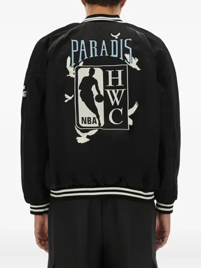 3paradis 3.paradis Varsity Jacket In Black