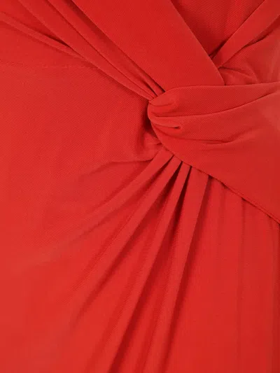 Ralph Lauren Leonidas Sleeveless Gown Dress In Red