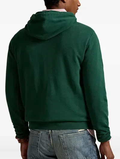 Polo Ralph Lauren Hoodie Mit Polo Pony-stickerei In Green