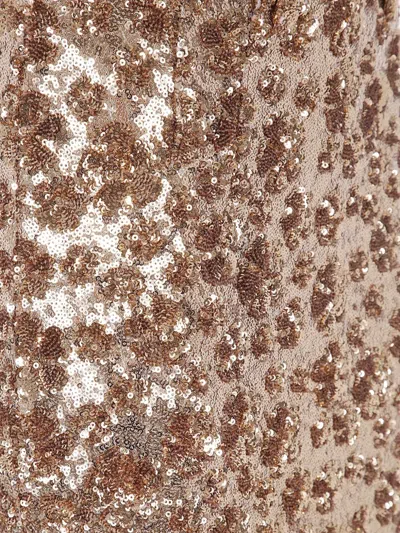 N°21 Sequin Embellished Midi Skirt In Brown