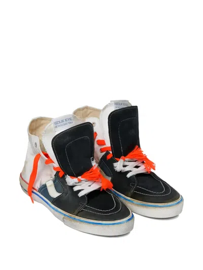 Paul Easterlin Caly High-top Patchwork Trainers