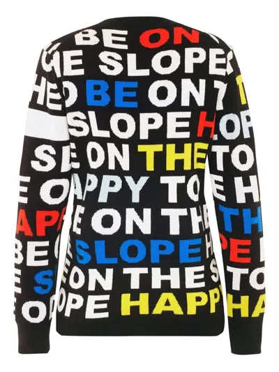 Toni Sailer Lettering Sweater In Black