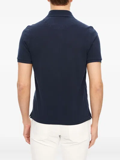Gran Sasso Short-sleeved Knitted Polo Shirt