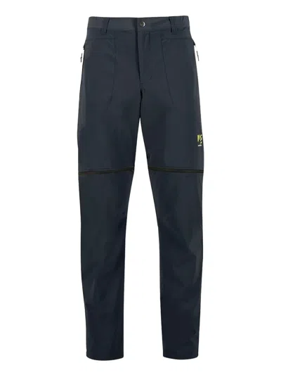 Karpos Bosconero Zip-fastening Hiking Trousers In Blue