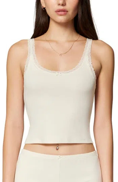 Florence By Mills Lace Rib Sleep Tank