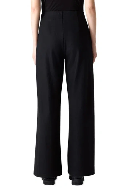 Eileen Fisher Petite Cropped Wide-leg Crepe Pants