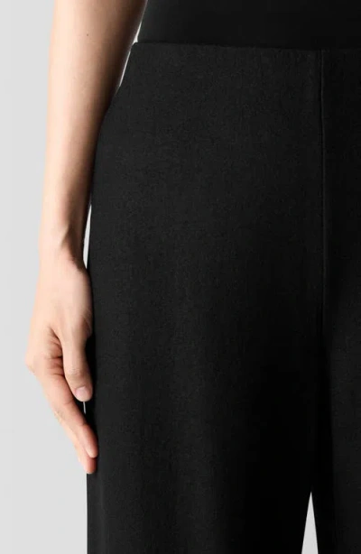 Eileen Fisher Petite Cropped Wide-leg Crepe Pants