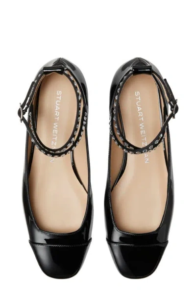 Stuart Weitzman Eden Crystal Embellished Flat