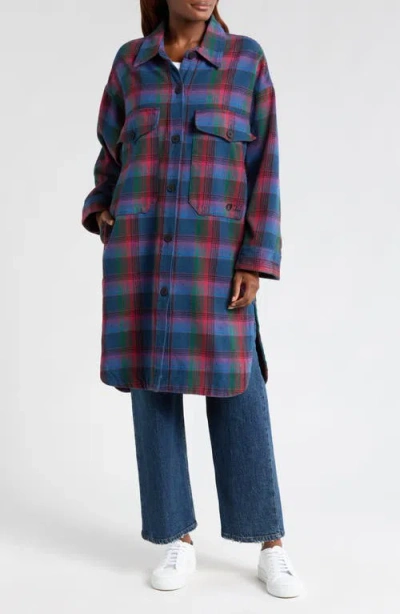 Picture Organic Clothing Sotola Plaid Recycled Cotton Fleece Coat