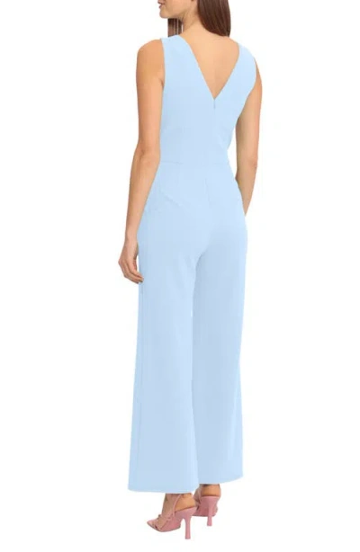 Maggy London Princess Seam Jumpsuit In Blue