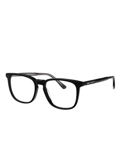 Calvin Klein Square-frame Glasses In Black