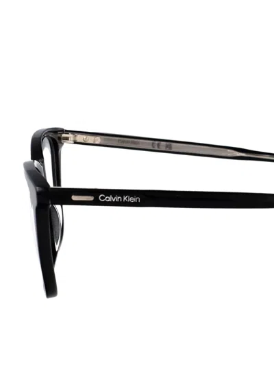 Calvin Klein Square-frame Glasses In Black