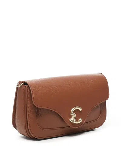 Coccinelle Medium C-me Leather Flap Cross Body Bag
