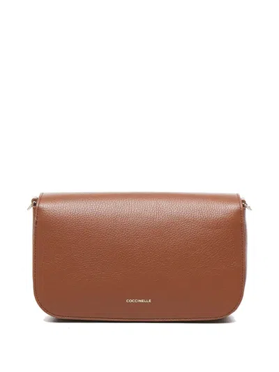 Coccinelle Medium C-me Leather Flap Cross Body Bag