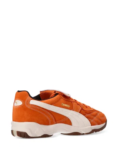 INDOOR 绒面皮拼接运动鞋