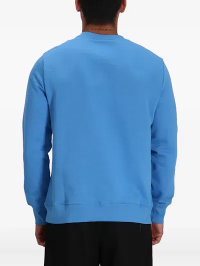 Paul Smith Regular Fit Zebra Sweatshirt Blue In Blue