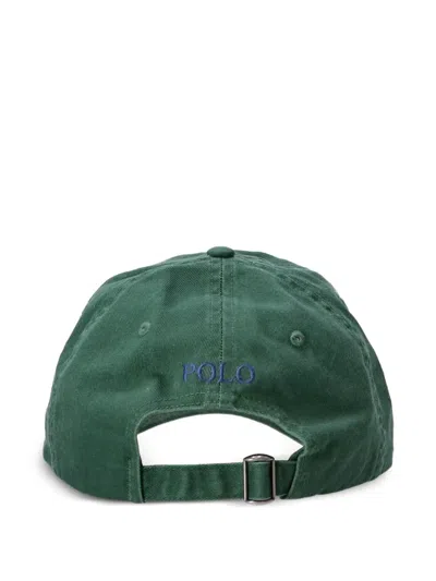 Polo Ralph Lauren Baseballkappe Mit Logo-stickerei In Green